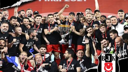 Şampiyon Beşiktaş Türkiye Ziraat Kupası'nı da kazandı