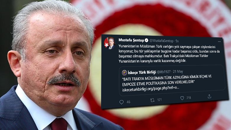 TBMM Başkanı Şentop, Başbakan Miçotakis'in açıklamalarını kınadı