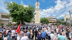 İsrail zulmü Batı Trakya'da protesto edildi
