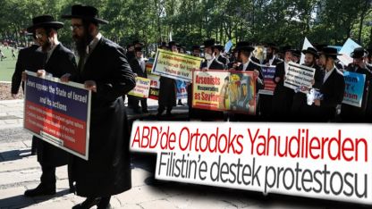New York'ta yüzlerce Yahudi İsrail'i protesto etti