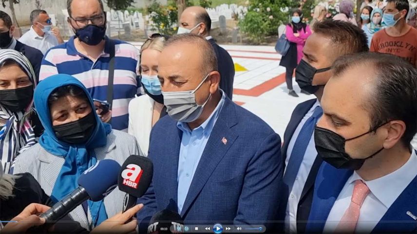 VİDEO - Türkiye Dışişleri Bakanı Mevlüt Çavuşoğlu Batı Trakya temaslarını değerlendirdi