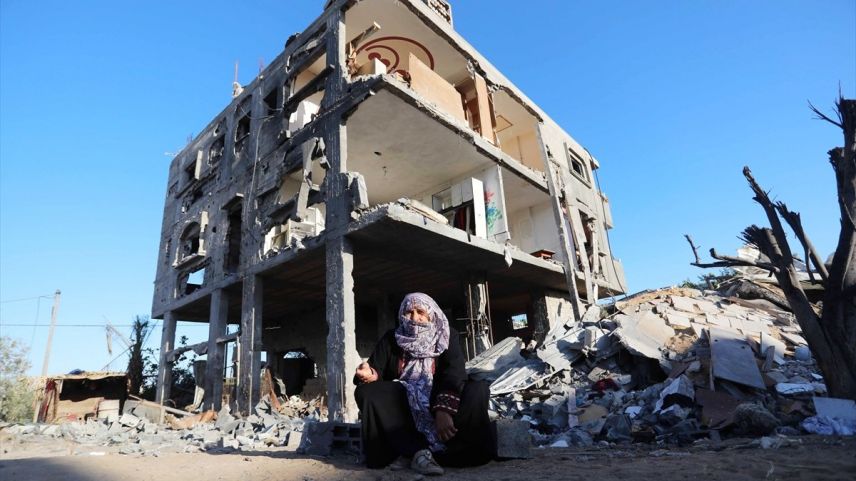 Filistinliler harabeye dönen evlerine geri döndü