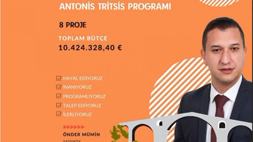Yassıköy Belediyesi'nden "Antonis Tritsis" programına 8 proje 
