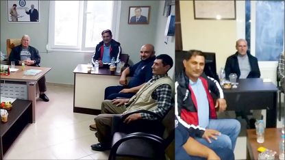 Dimetokalı soydaşlar DEB Partisi Büyük Derbent bürosunu ziyaret etti