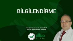 Batı Trakya Türkleri Dayanışma Derneği Bursa Şubesinden açıklama