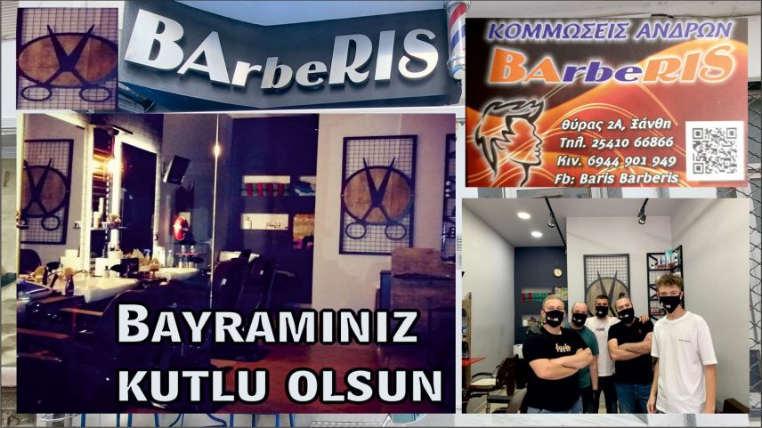 "BArbeRIS" çalışanları bayramınızı kutladı