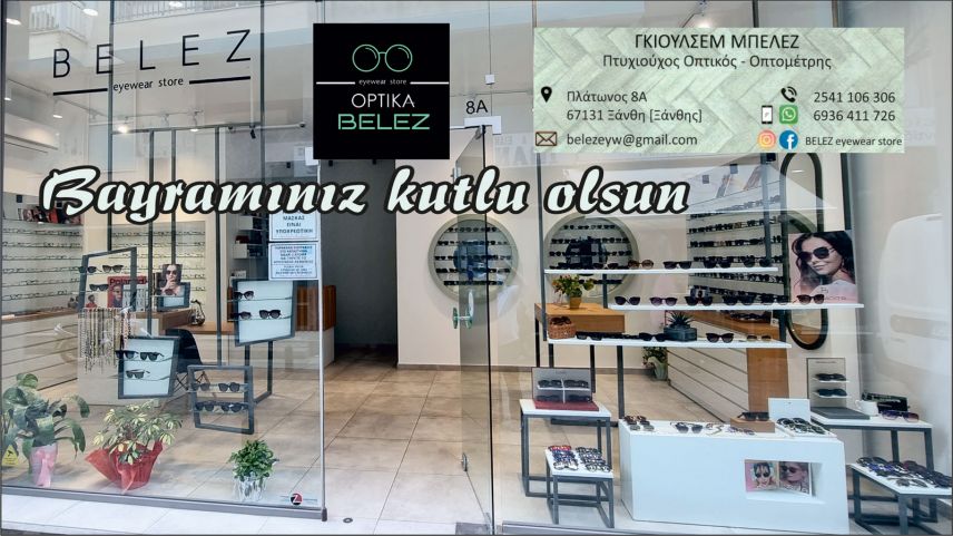 "BELEZ Optik" bayramınızı kutladı