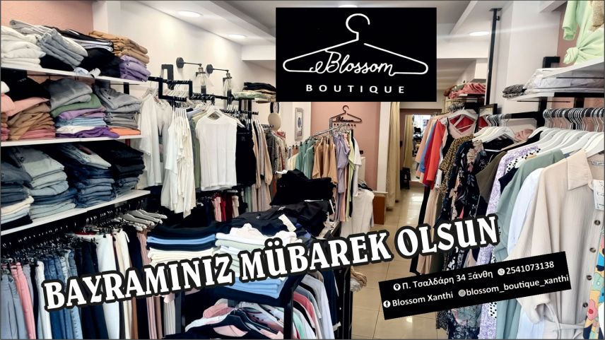 'Blossom Boutique' mağazasından bayram tebriği
