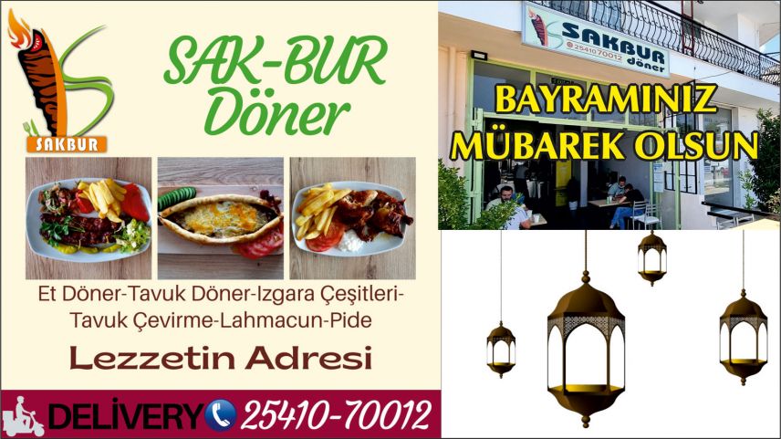 Lezzetin adresi SAK-BUR Döner'den bayram tebriği  