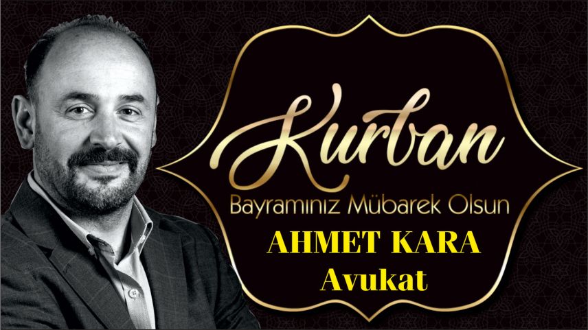 İskeçeli Avukat Ahmet Kara'dan bayram tebriği