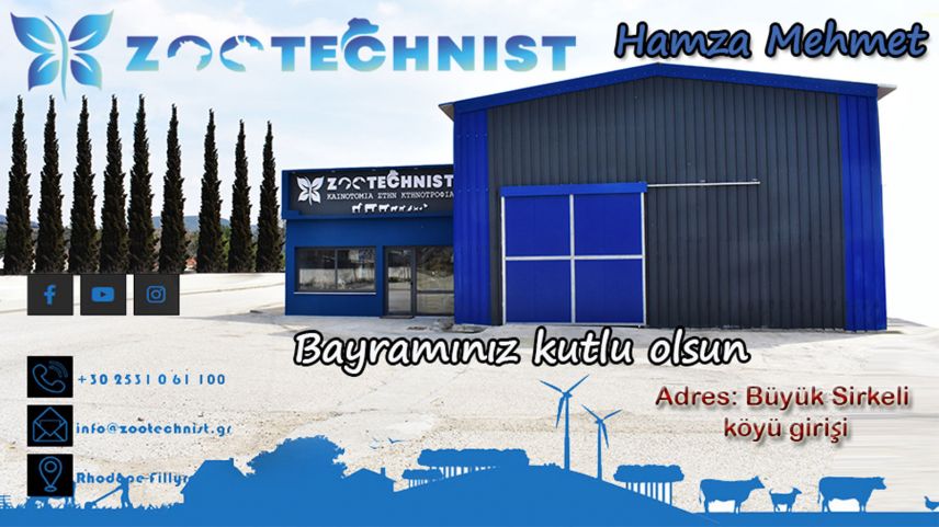 ZOOTECHNIST firması sahibi Hamza Mehmet bayramınızı kutlar