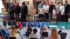 Bakan Derya Yanık soydaşlarla bir araya geldi