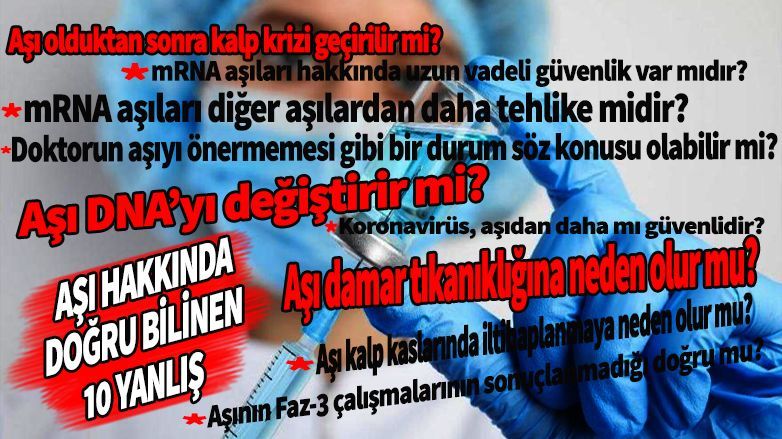 Aşı olmayanların 10 bahanesi