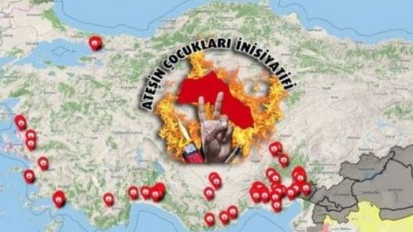 Türkiye'deki orman yangınlarını terör örgütü PKK üstlendi