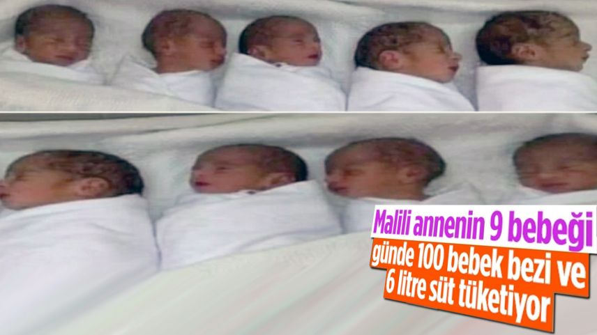 Fas'ta 9 bebek doğuran anne, çocuklarının bakımı ile ilgili konuştu