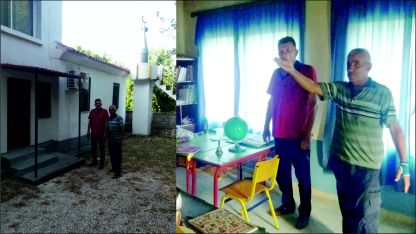 Milletvekili Baran astronomik ceza gönderilen Küçük Davutlu Camii’ni ziyaret etti