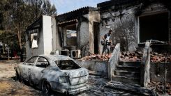 Eğriboz (Evia) Adası'nda 150 ev küle döndü
