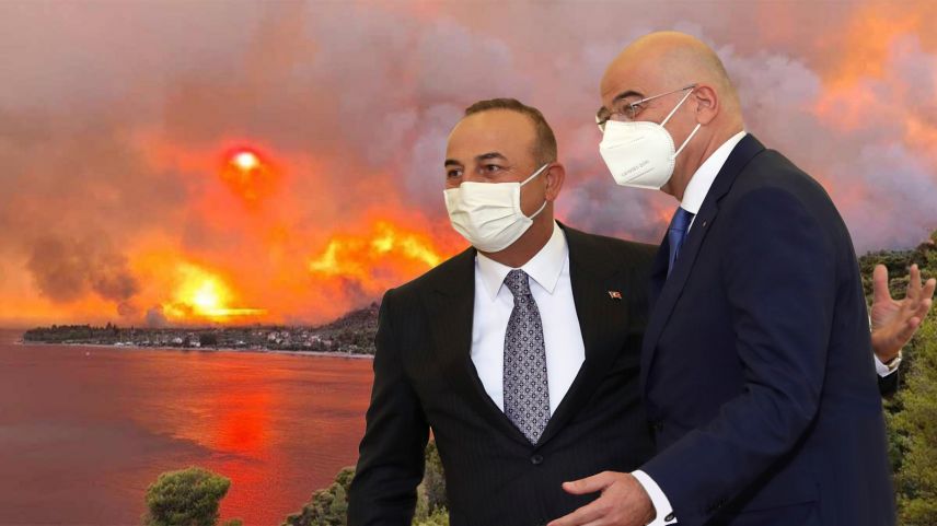 Türkiye'den Yunanistan'a geçmiş olsun mesajı