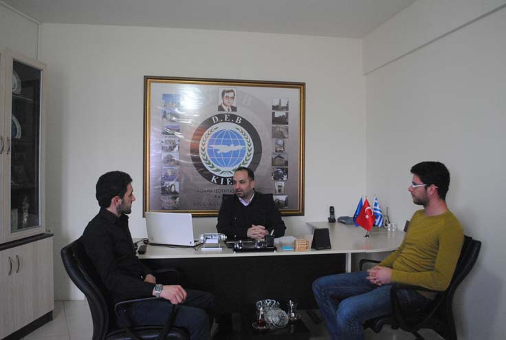 Hollanda Batı Trakyalılar Derneği yöneticileri DEB Partisi'ni ziyaret ettiler