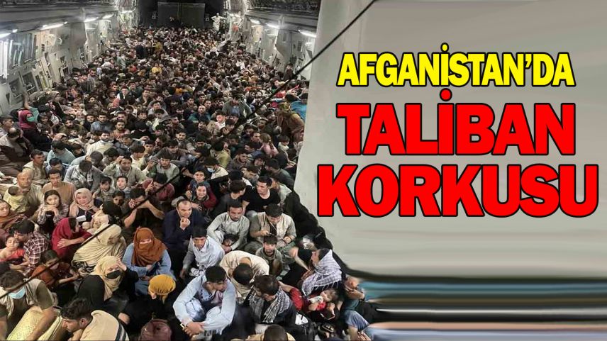 Afganlar, ABD uçağıyla tahliye edildi