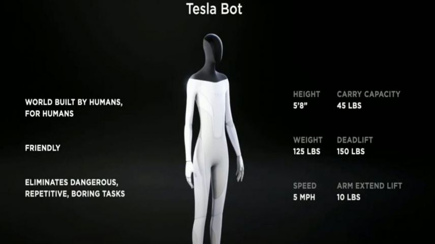 Elon Musk, Tesla'nın insansı robotunu tanıttı!