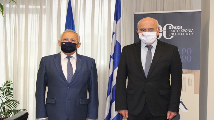 Rus Başkonsolos, Eyalet Başkanı Metios’u ziyaret etti