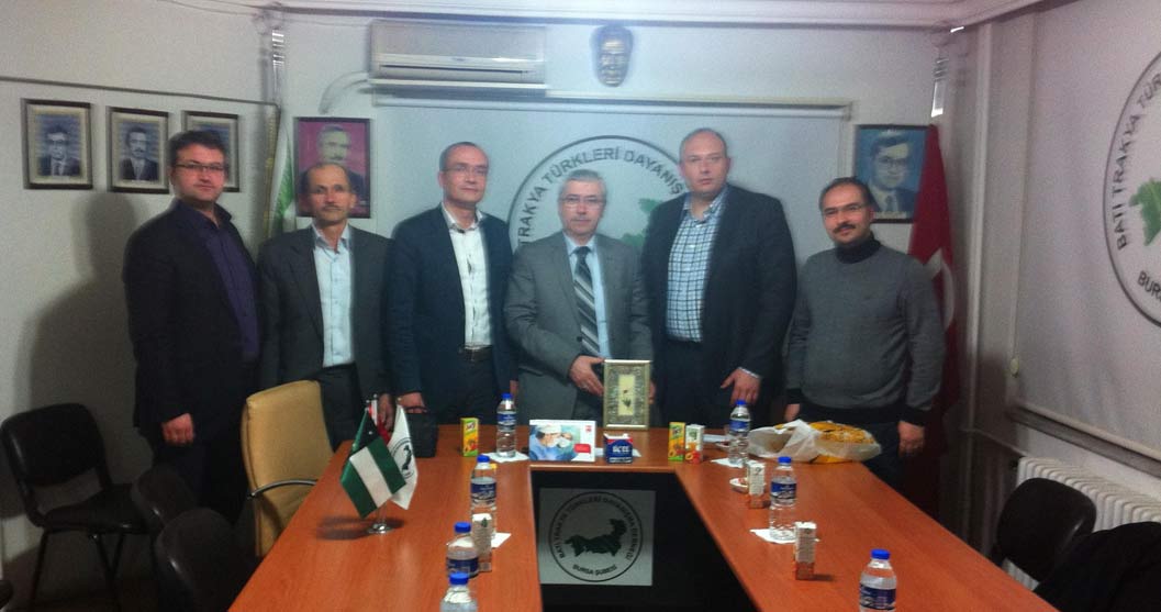 GÜMÜLCİNE TÜRK GENÇLER BİRLİĞİ BAŞKANI KORAY HASAN BTTDD BURSA VE EDREMİT ŞUBELERİNİ ZİYARET ETTİ