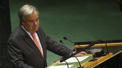 Guterres: Pandemi ve iklim krizi konusunda, tehlike çanlarını çalmak için buradayım