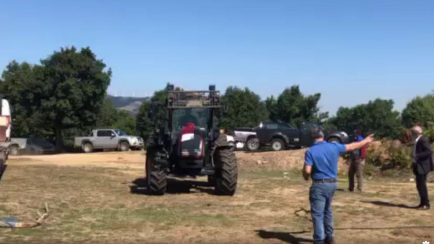 Mehrikoz bölgesinde traktör ehliyeti sınavı yapıldı