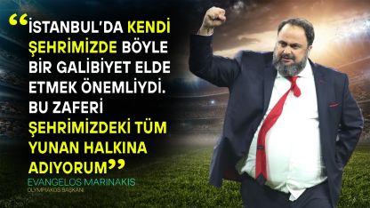 Olympiakos'un sahibi Marinakis'ten Fenerbahçe galibiyeti sonrasında skandal mesaj!