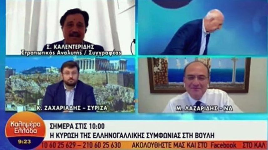 Savunma anlaşması Yunanistan’ı karıştırdı, vekiller canlı yayında kavga çıkardı