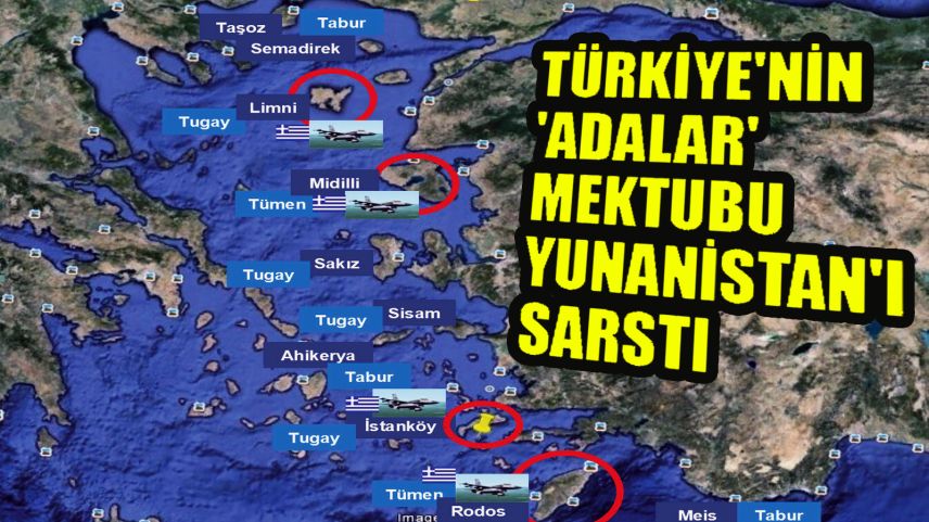 Türkiye'nin 'adalar' mektubu Yunanistan'da paniğe neden oldu