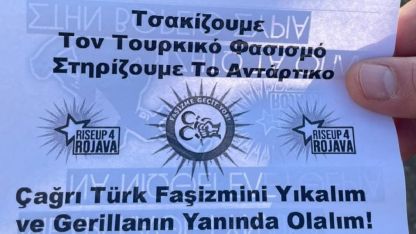 Batı Trakya'da Türk köylerinde provokatif PKK/PYD propagandası