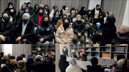 Şahin Eğitim ve Kültür Derneği’nde genç kızlarla söyleşi
