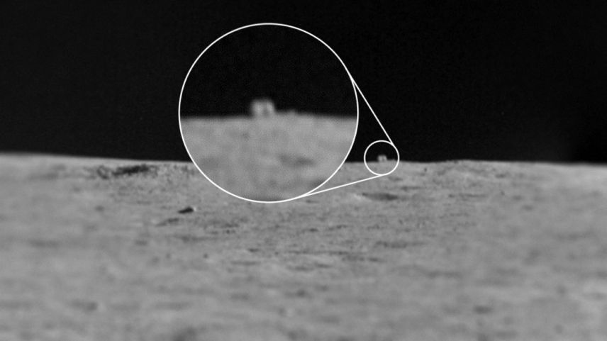 Ay'daki 'gizemli ev' görüntülendi