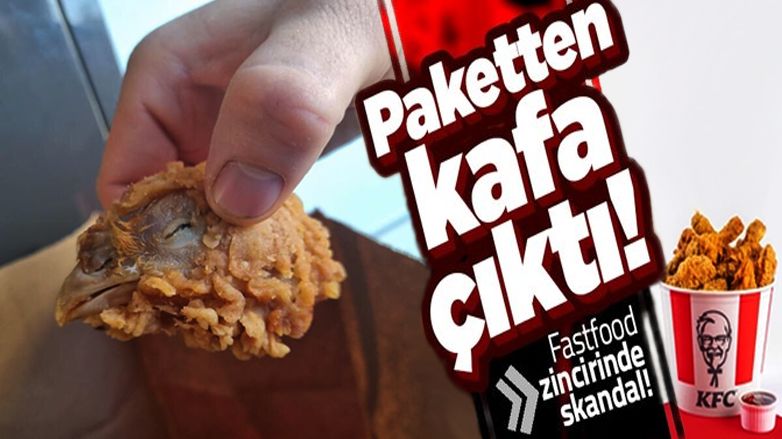 Ünlü restoran zinciri KFC'de mide bulandıran olay