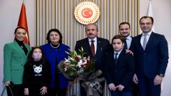 TBMM Başkanı Şentop, merhum Dr. Sadık Ahmet'in ailesini kabul etti