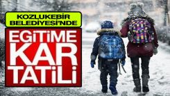 Kozlukebir Belediyesi'nde bazı okullar tatil edildi