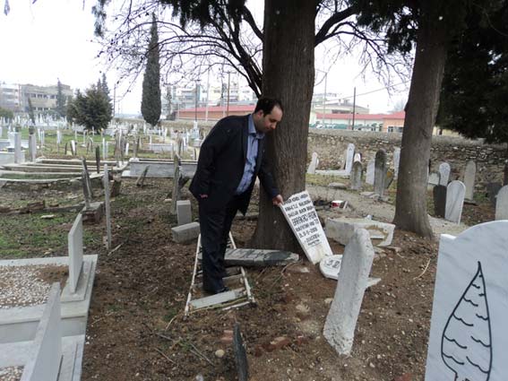 Poşpoş mezarlığına bir insanlık dışı saldırı daha!