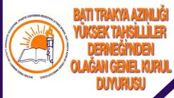 BTAYTD, olağan genel kurulu gerçekleştirecek
