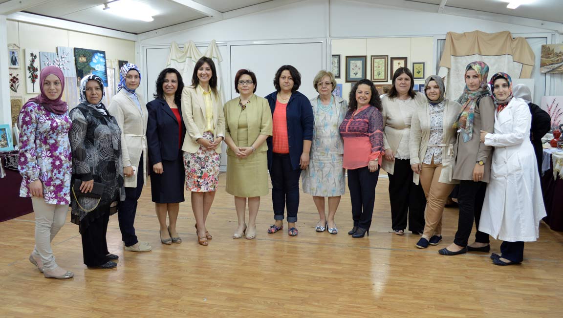 Kurcalı Kadınlar Derneği’nde yılsonu sergisi