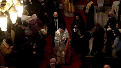 Rum Ortodoks Azınlığın dini lideri Bartholomeos, Bursa'da ayin yönetti