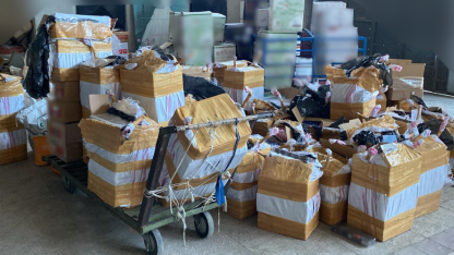 280 bin euroluk kaçak tütün yakalandı