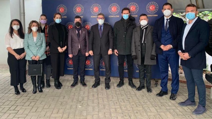 BTAYTD'nin yeni yönetimi Başkonsolos Ömeroğlu'nu ziyaret etti