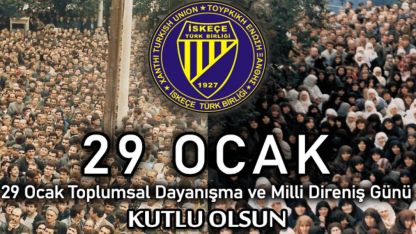 İskeçe Türk Birliği’nden 29 Ocaklarla ilgili açıklama