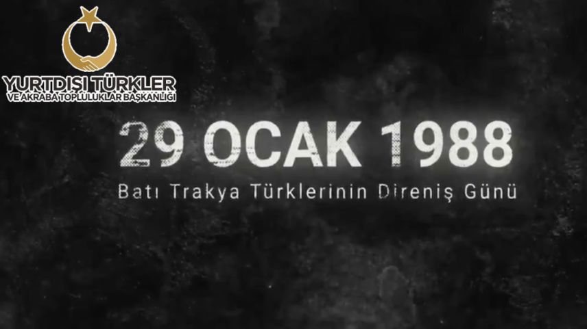 YTB'den 29 Ocak olaylarının yıl dönümünde videolu paylaşım