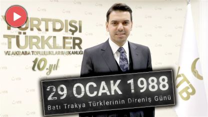YTB Başkanı Eren'den "29 Ocak'ta ne oldu?" paylaşımı
