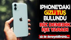 Kimse bilmiyordu! iPhone’daki gizli tuş bulundu