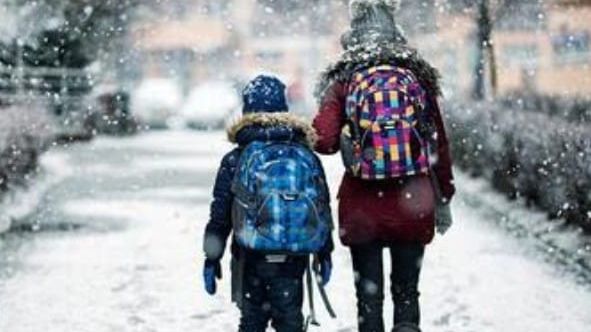 Dağlık bölgede okullar bugün tatil edildi
