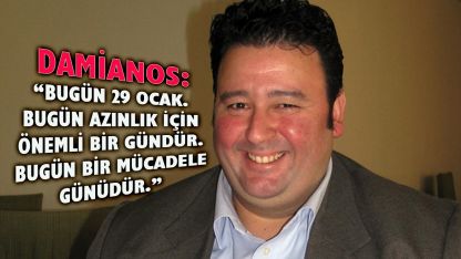 Damon Damianos 29 Ocak’ı kutladı